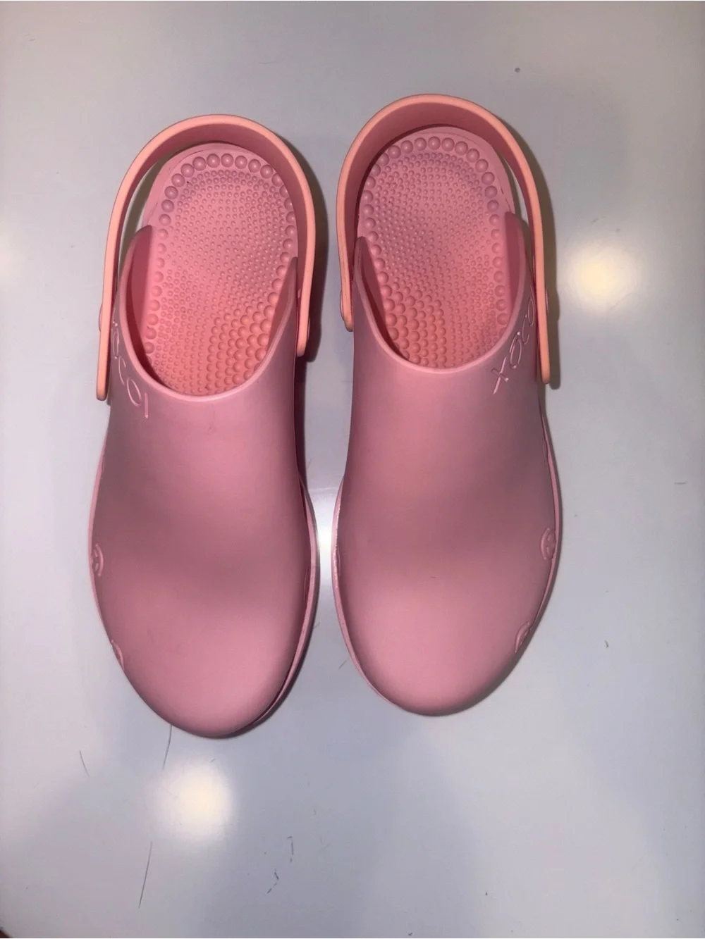 Platform Clog Sandals in Pink